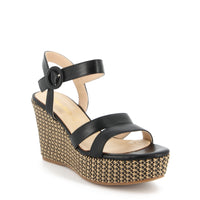 Silvia Schwarze Keilsandale