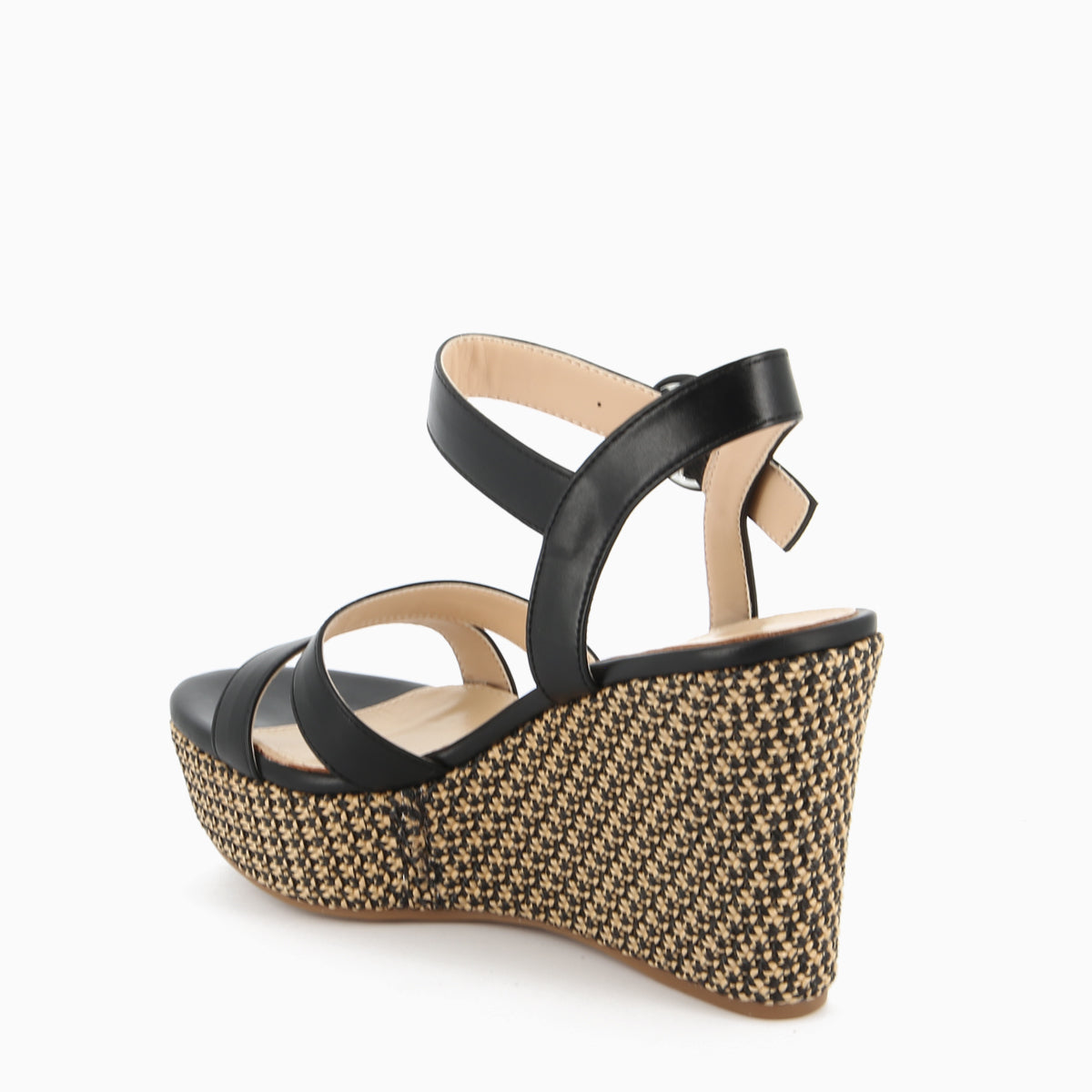Silvia Schwarze Keilsandale