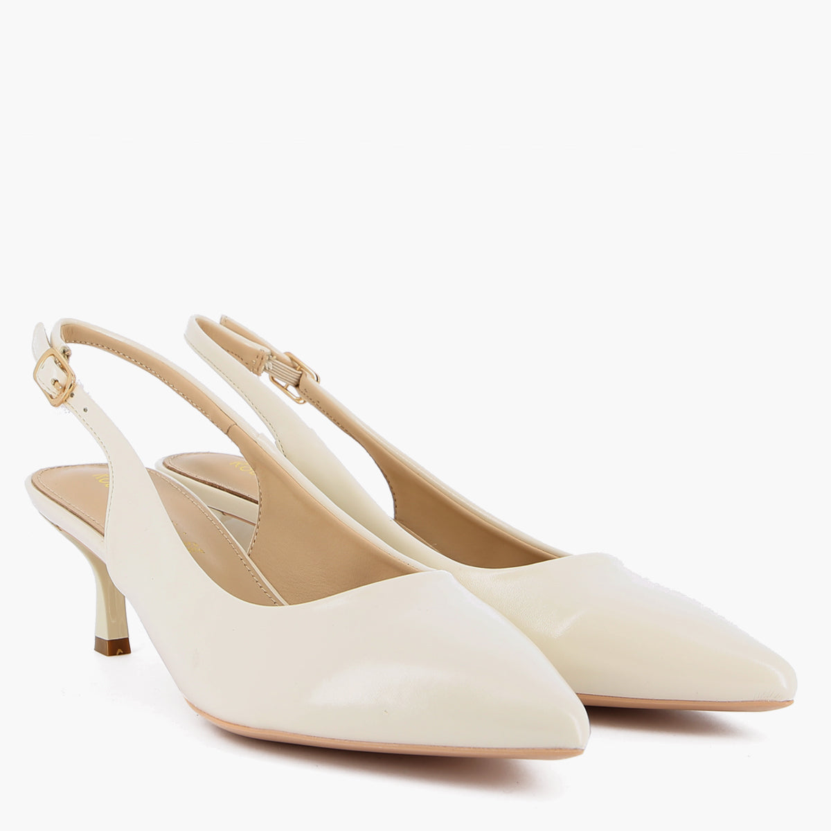 Slingback Agata Cristal Latte | Rberta Martini