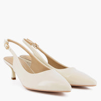 Slingback Agata Cristal Latte | Rberta Martini