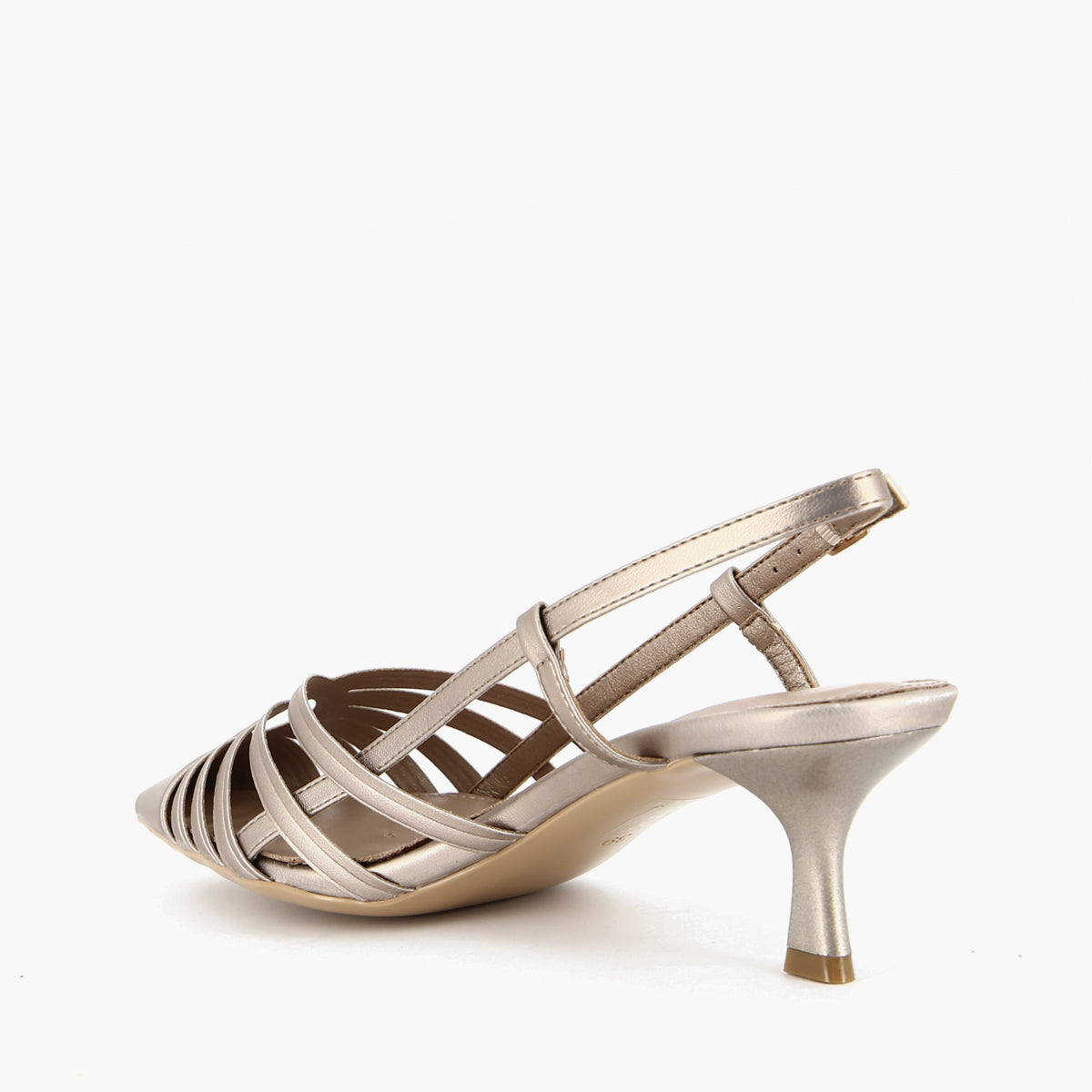 Kelly Silver Slingback