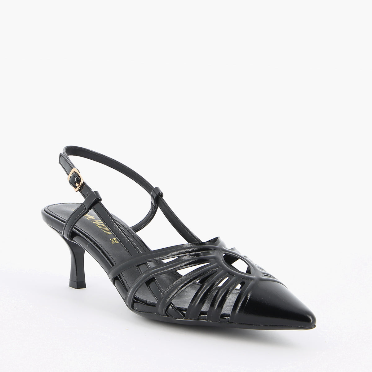 Kelly Silver Slingback