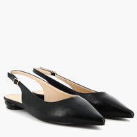 Ballerina Isabel Slingback con Cinturino Nero | Roberta Martini
