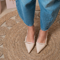 Lidia Beige Slingback