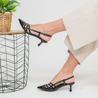 Kelly Silver Slingback