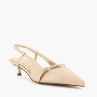 Slingback Lidia Beige con Cinturino