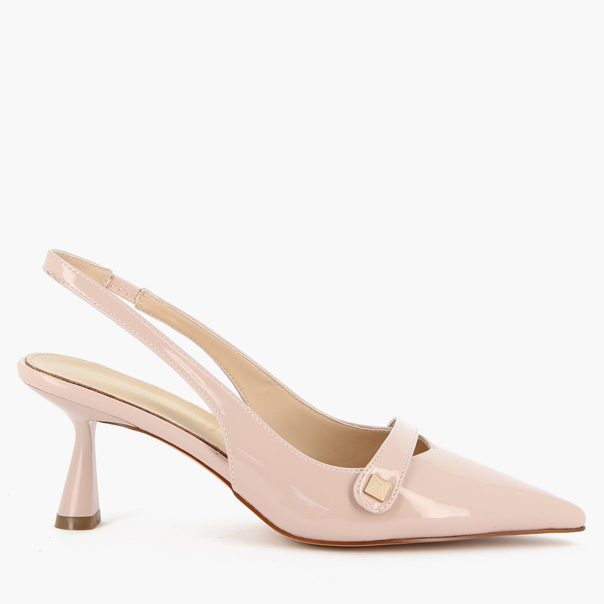 Velia Powder Pink Patent Slingback