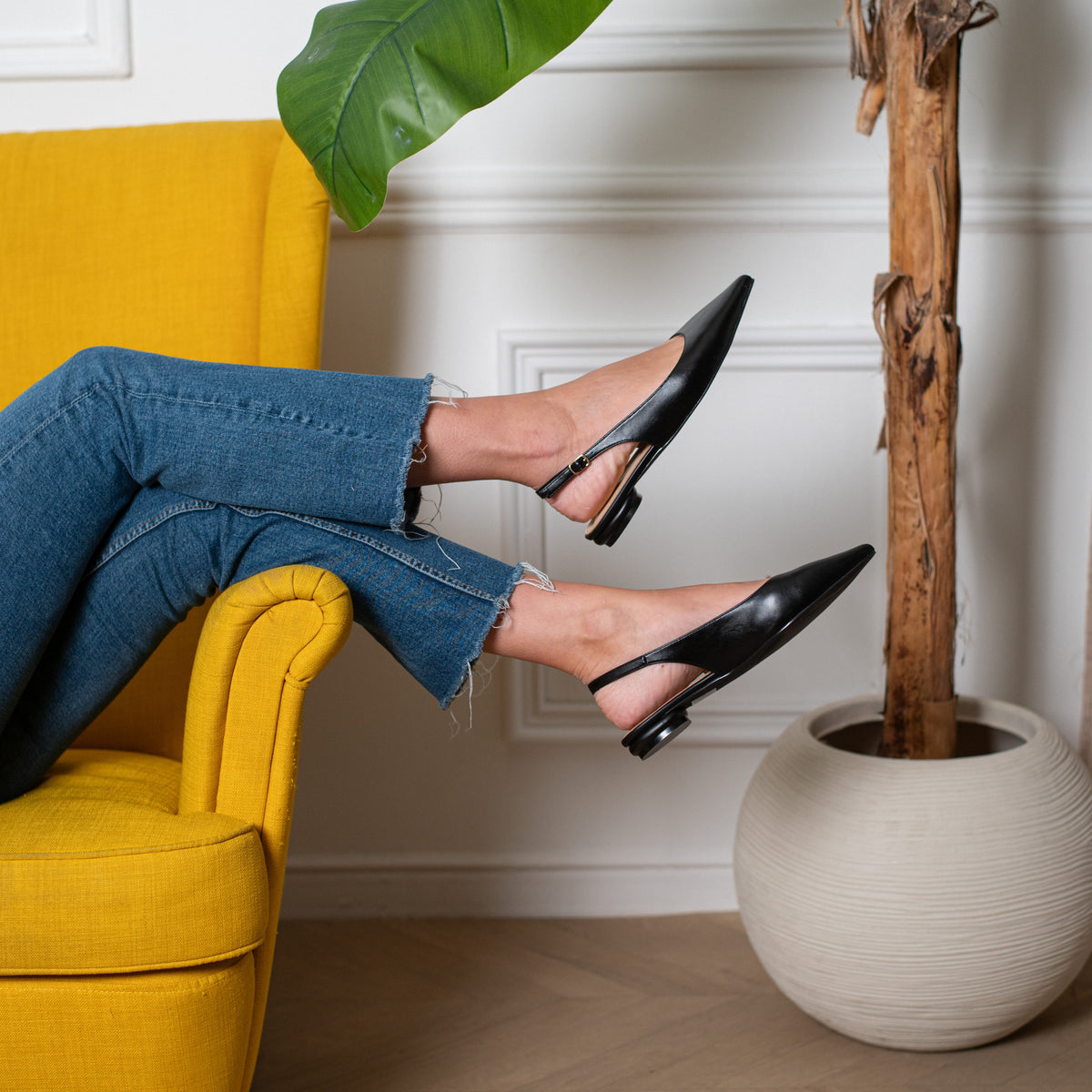 Ballerina Isabel Slingback con Cinturino