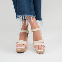 Silvia Schwarze Keilsandale