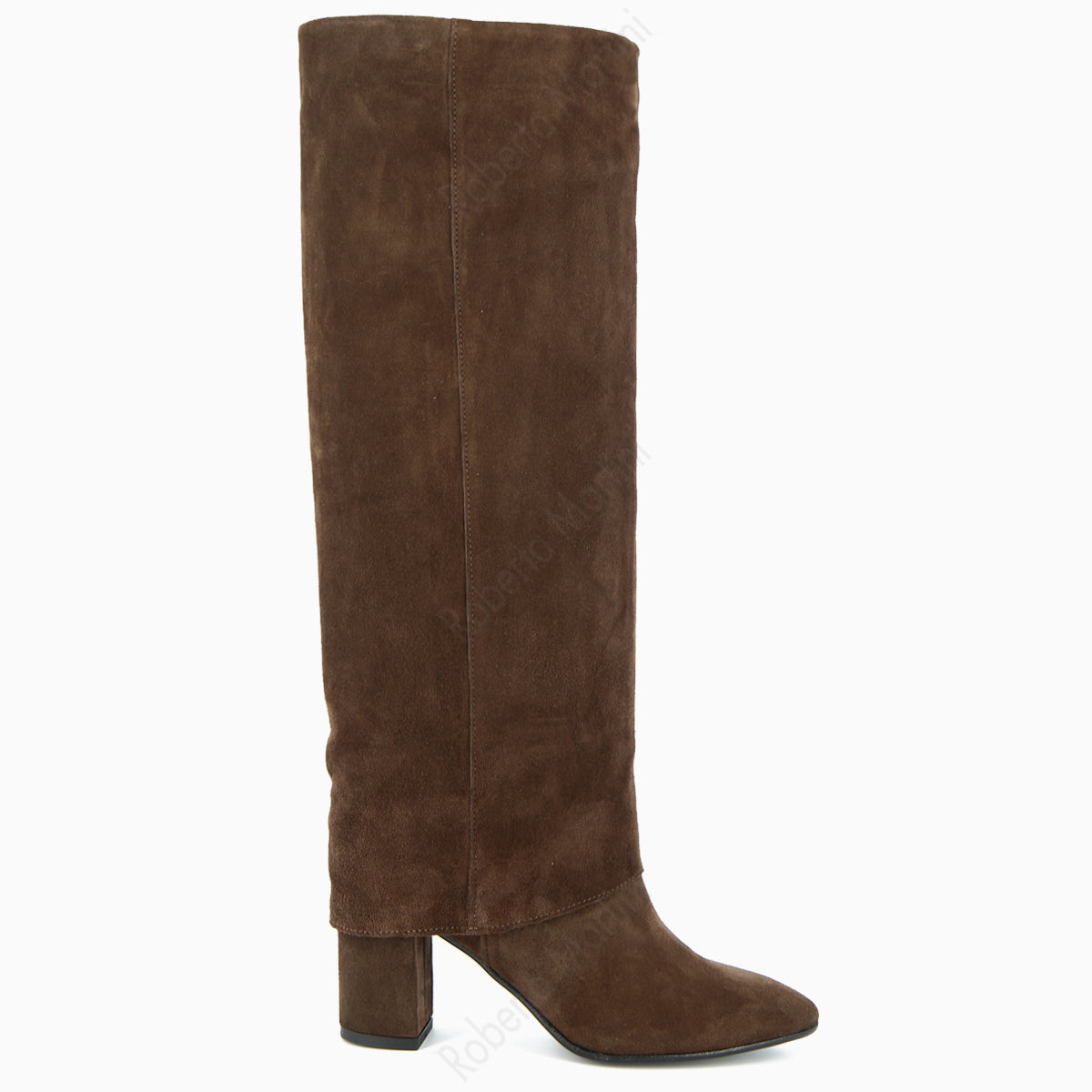 Stivale Marta in Scamosciato Moro | Roberta Martini