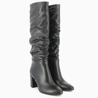 Stivale Melanie in Vitello Nero | Roberta Martini