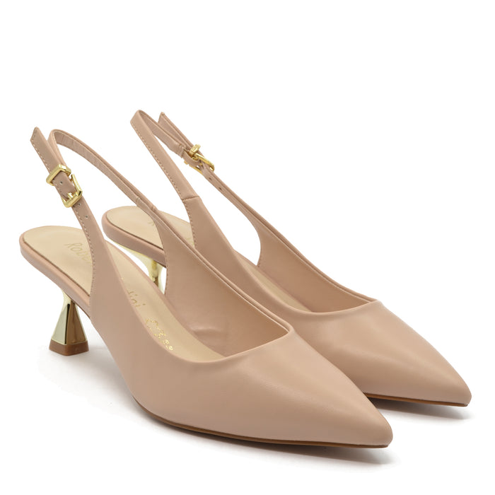 Lisa-Dekolleté mit beigem Riemen