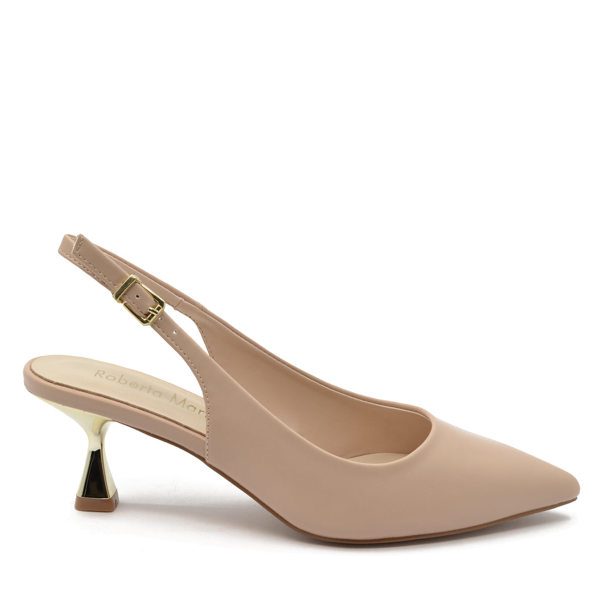 Lisa décolleté with beige strap