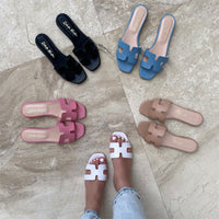 Paris Sandalo Basso Bianco