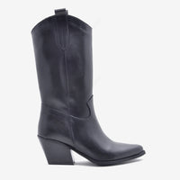 Texan Boot Jenny Leather Black