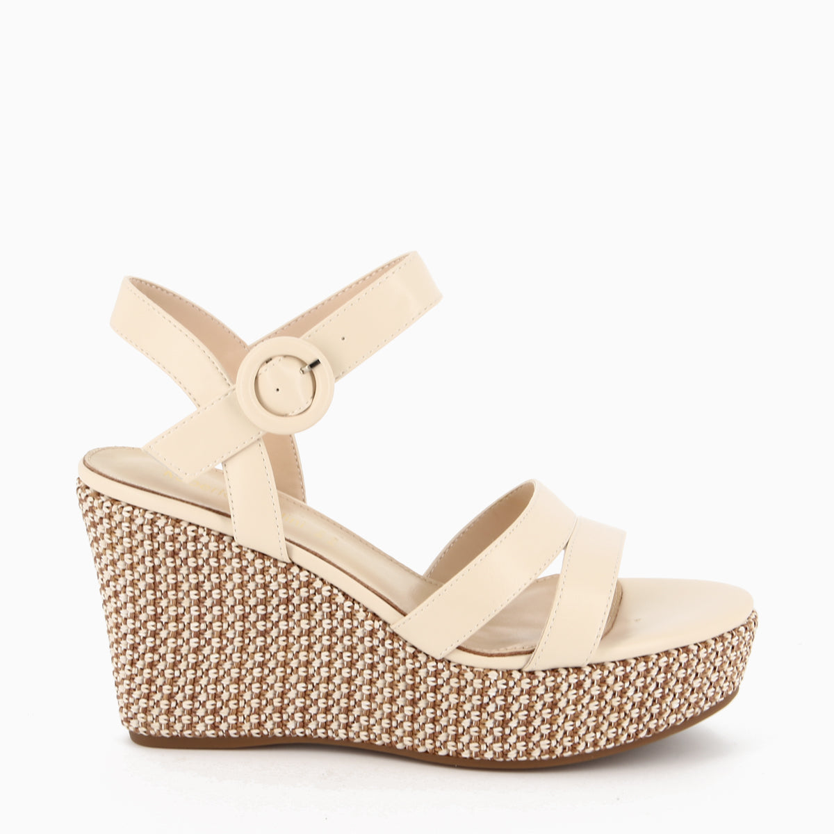 Silvia Latte Wedge Sandal