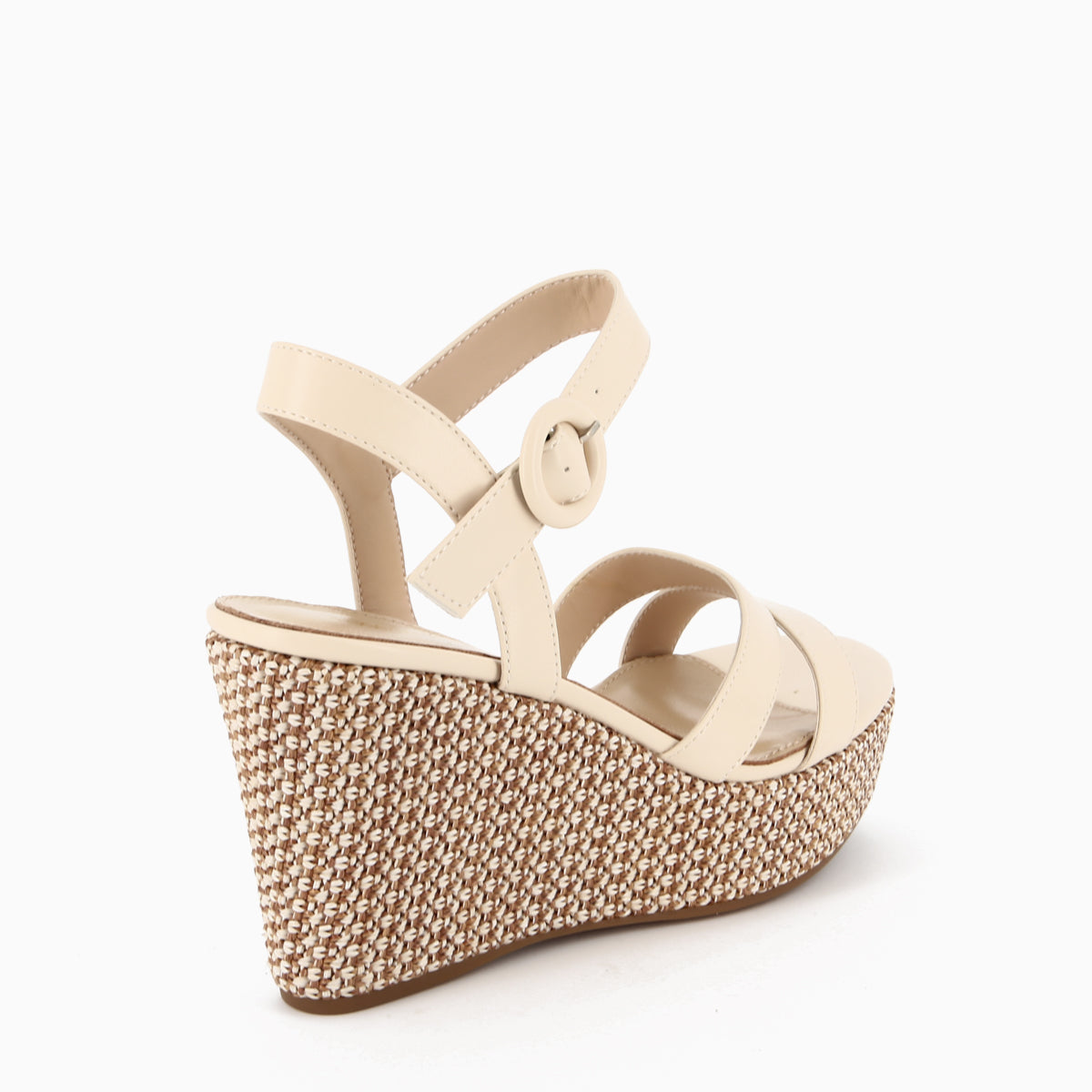 Silvia Latte Wedge Sandal
