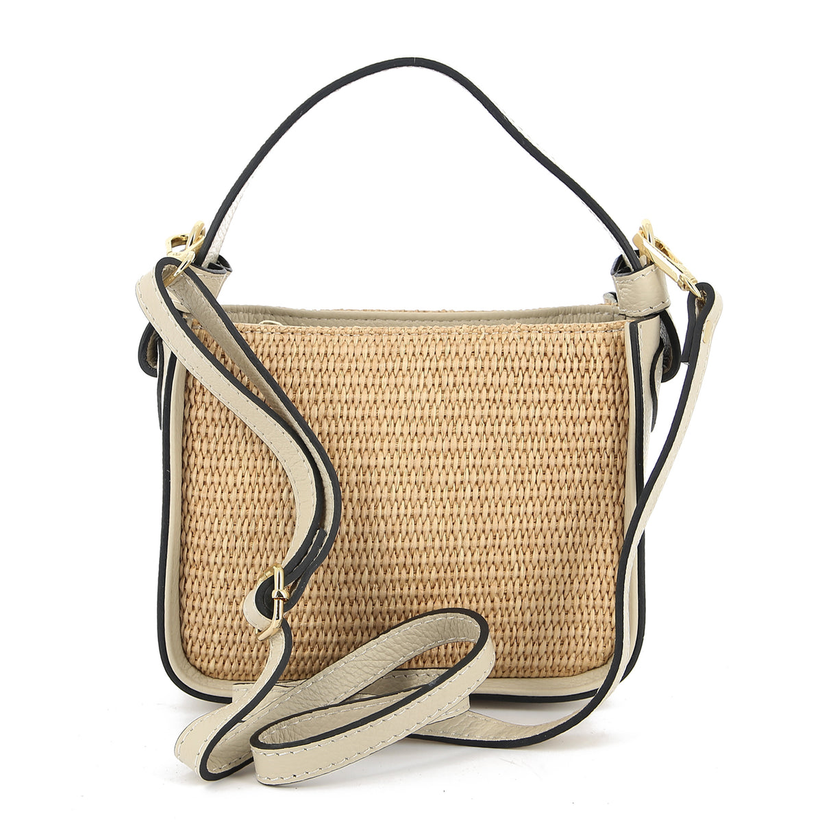 Borsa St. Tropez in Pelle e Rafia