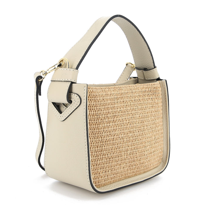 Borsa St. Tropez in Pelle e Rafia