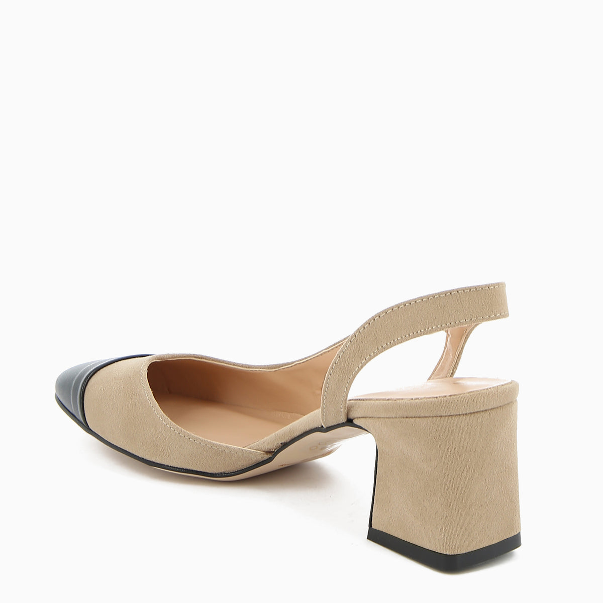 Chantal Slingback Cream and Black