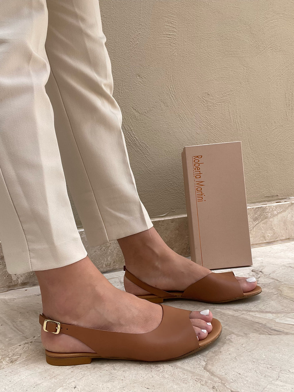 Sandalo 2025 basso cuoio