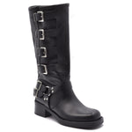 Anfibio Biker Kate Pelle Nero