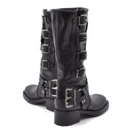 Anfibio Biker Kate Pelle Nero