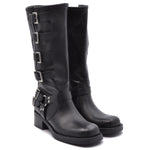 Anfibio Biker Kate Pelle Nero