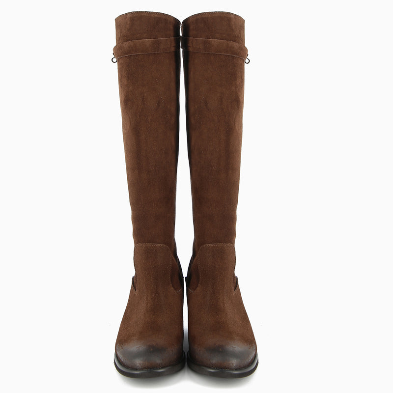 Schwarzer Pariser Stiefel