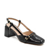 Jane Slingback Pump with Black Strap