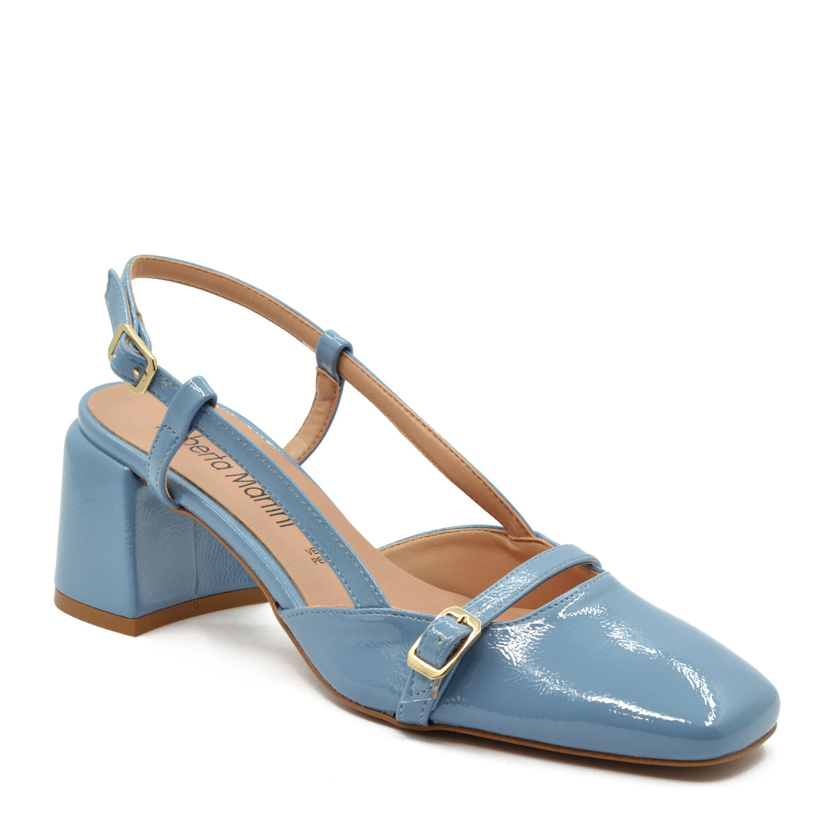 Décolleté Slingback Jane con Cinturino Cielo