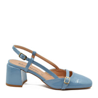 Décolleté Slingback Jane con Cinturino Cielo