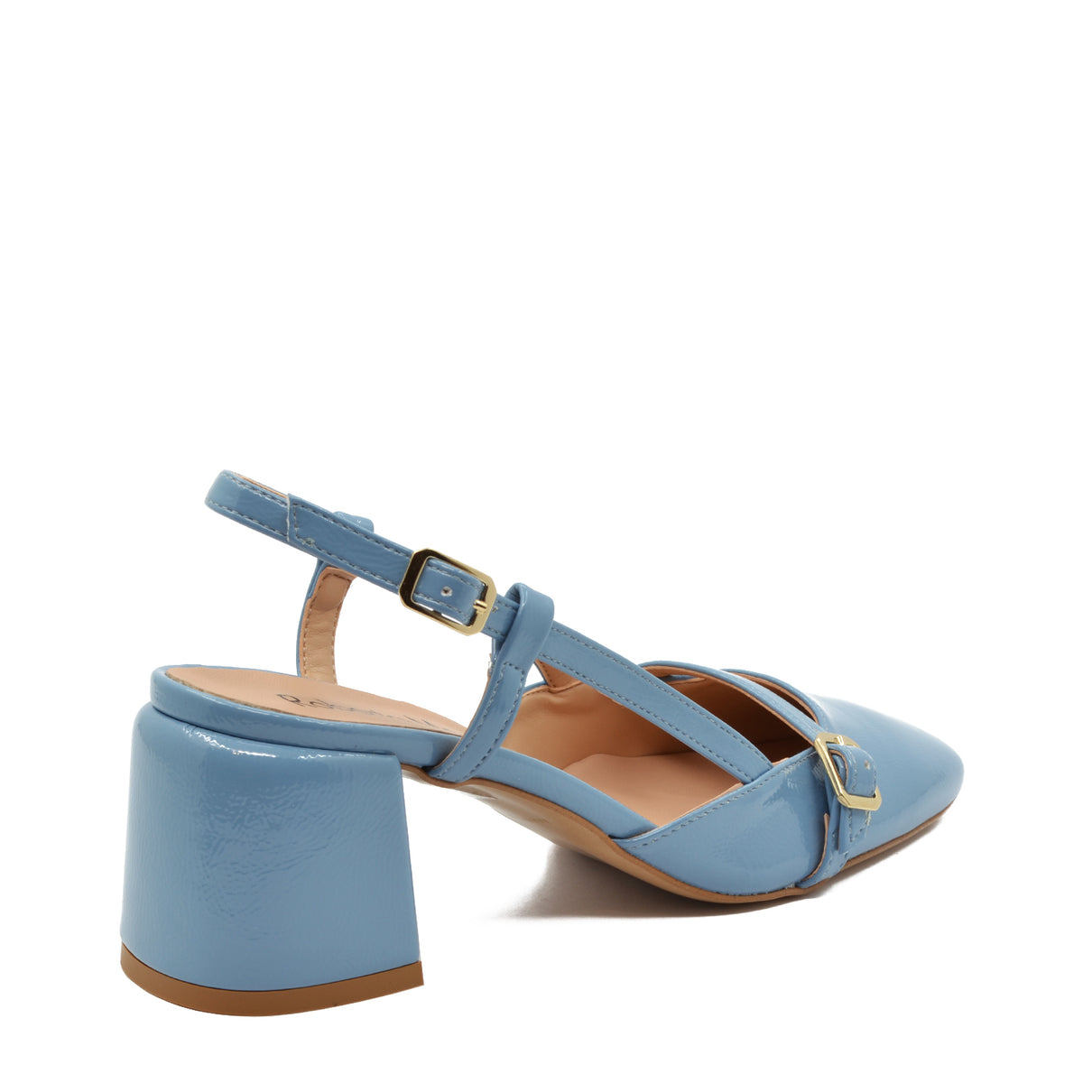 Décolleté Slingback Jane con Cinturino Cielo