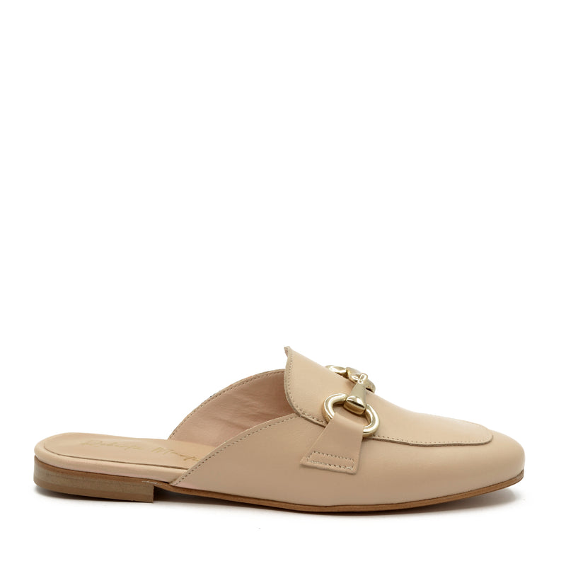 Flora Nappa Milk Mules