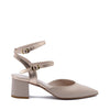 Flavia Double Buckle Slingback Nappa Eco Beige - Rose Gold