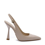 Décolleté Slingback con Cinturino Cristina Beige