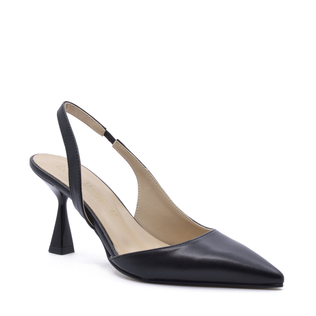 Décolleté Slingback con Cinturino Lisa Nero