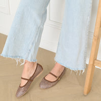 Ballerina Mirty in Rafia Tortora