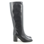 Lorena Black Leather Boot