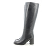 Lorena Black Leather Boot