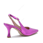 Serena Fuchsia Slingback Pump with Strap