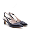 Décolleté Slingback con Cinturino Delia Nero