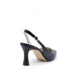 Décolleté Slingback Elsa con Cinturino Nero