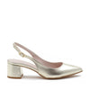 Décolleté Slingback con Cinturino Chris Laminato Oro