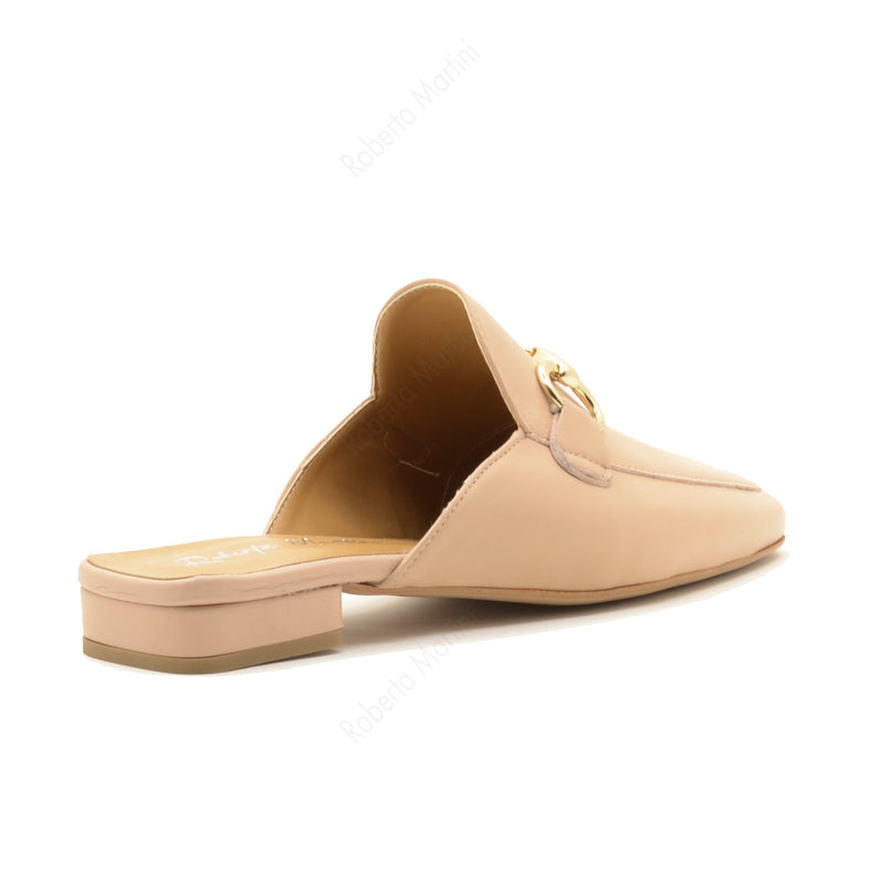 Mules Isabel Nappa Beige