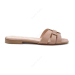 York Beige flat sandal