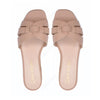 York Beige flat sandal